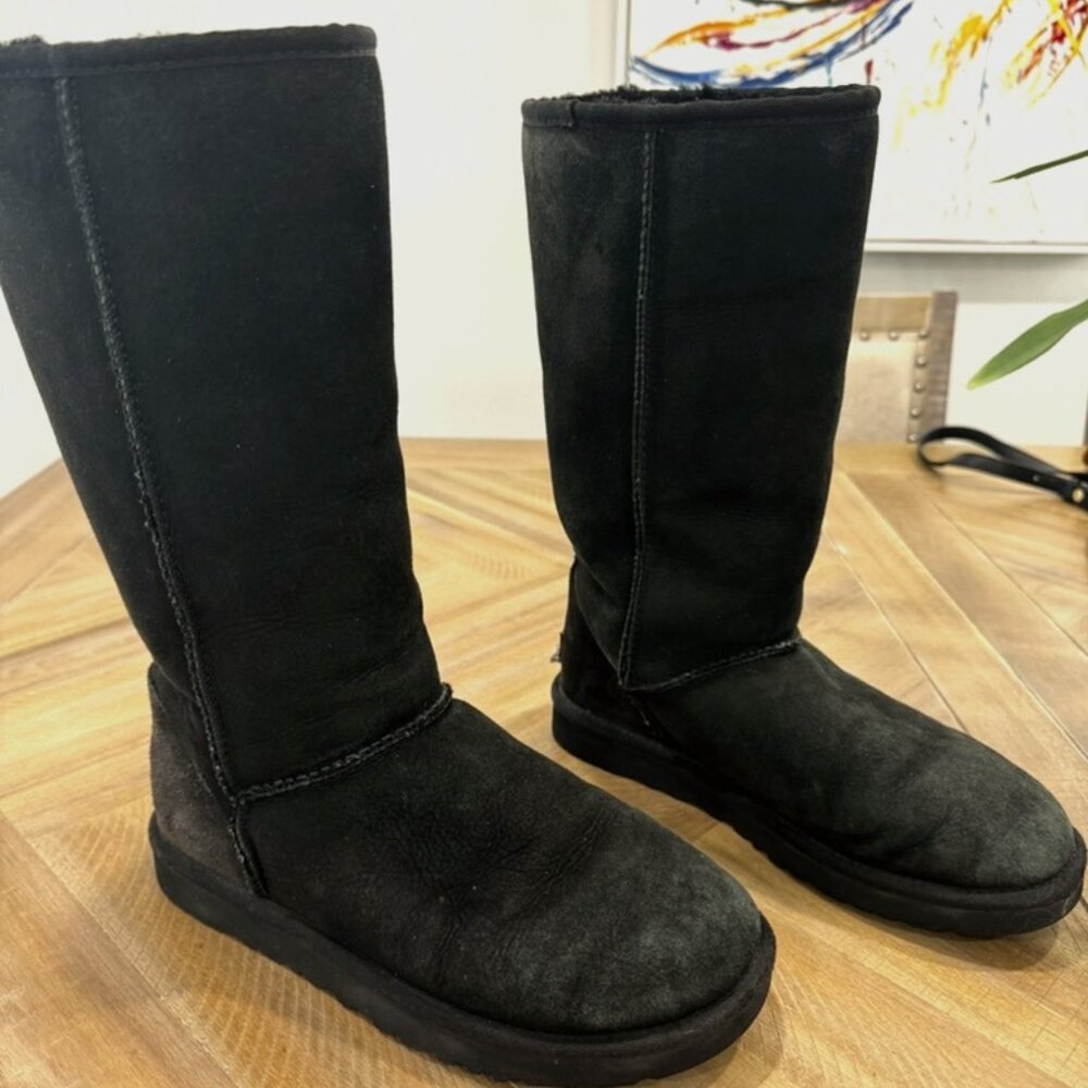 UGG Black Suede Boots